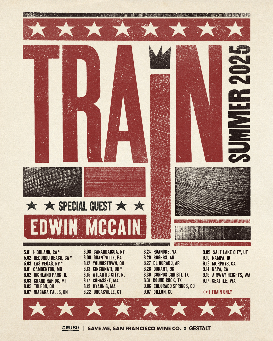 Train Tour Poster 2025